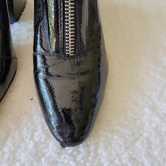 Dolce Vita Black Leather Heeled Boot - Picture 7 of 13